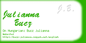 julianna bucz business card